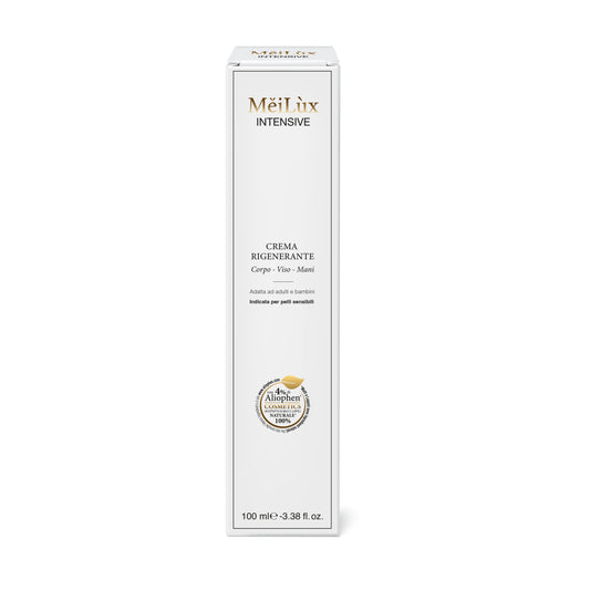 MěiLùx INTENSIVE - Crema rigenerante per Corpo, Viso, Mani con Aliophen® 4% - 100 ml
